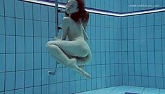 anna netrebko teases wet in bikini underwater pool play