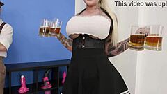 Alexxa Vice wrecked in 6on1 balls deep DAP rough gangbang squirt swallow