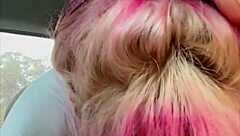 hooker deepthroats cock bareback then gulps cum in public street fuck