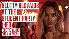 Slutty Student Party Blowjob Preview Dripping Cum