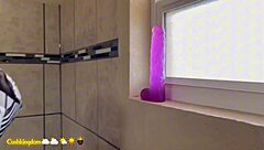 Sexy Thick Cuban Babe Tattoos Fucked Shower Doggy Style