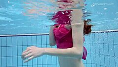 anna netrebko teases wet in bikini underwater pool play