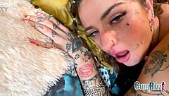 cumbizz pizza delivers xxl monster cock deep in tight anal bedroom ride