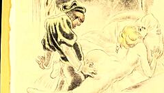 vintage erotic drawings ignite forbidden antique passions!
