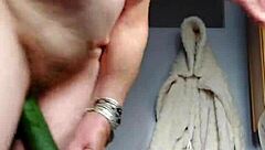 german hairy pussy tempts with cucumber insertion secrets