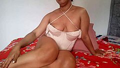 Mexican Solo's Big Tits and Irresistible Wet Pussy Tease