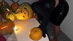 squirt all over halloween... hold your cum till end!