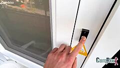 cumbizz pizza delivers xxl monster cock deep in tight anal bedroom ride