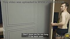 Blonde teen and redhead friend offer tight pussies to mature man for sofa threesome