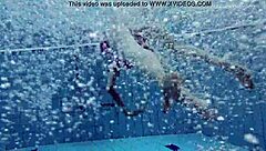 anna netrebko teases wet in bikini underwater pool play