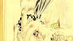 vintage erotic drawings ignite forbidden antique passions!