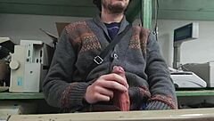 boss spies skinny solo boss cock tease home alone