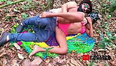 Sexy Brazilian brunettes clash in ranch catfight roleplay