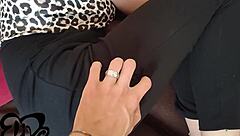 boyfriend pounds my tight pussy on couch creampie inside girlfriend