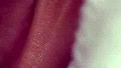 classic tiny redhead wife stretched by massive cock in homemade bedroom close-up