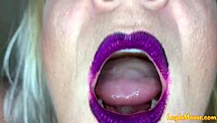 whitney morgan's huge glossy lips crave your fetish gaze