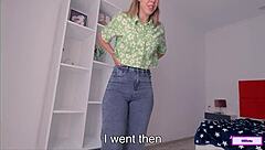 gf's wet pussy slips free after massive creampie overload