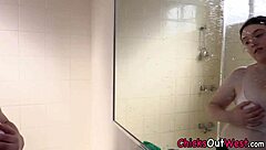 i rub my big hairy aussie ass in shower solo