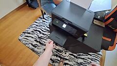 Sexy Maid in Jeans Flip-Flops Fucks Boss Hourly Till Creampie Cum