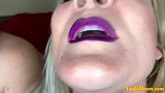 whitney morgan's huge glossy lips crave your fetish gaze