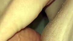 classic tiny redhead wife stretched by massive cock in homemade bedroom close-up