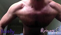 morning routine rough creampie with moaning sex doll