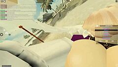 blonde anal missionary riding wet ass shaking roblox