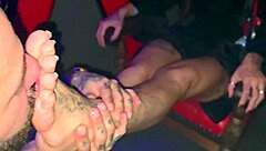 watching a pro fetishist worship feet at the swing club