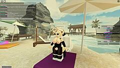 blonde anal missionary riding wet ass shaking roblox