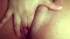 jerking my small foreskin dick while girlfriend squirts