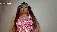 hello kitty latina gives edging jerk off instructions pov