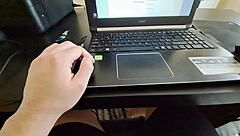 Sexy Maid in Jeans Flip-Flops Fucks Boss Hourly Till Creampie Cum