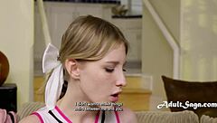 Cheerleader Melody Marks Loses Virginity to Nerd Diego Perez!