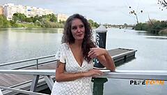 mavi bubbly gilf begs for young cock double team in eager mature threesome