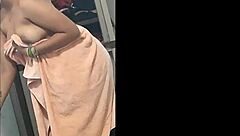 recording curvy latina amateur changing then masturbating in bedroom