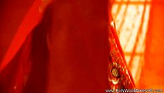 Exotic Indian Babe Strips Nude Dancing Seductively Undressing