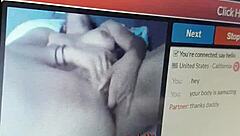 Horny bbw teen fingers fat tits to explosive cam orgasm