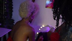 ebony lesbians dive into dirty wet pussy licking frenzy