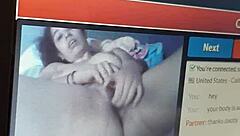 Horny bbw teen fingers fat tits to explosive cam orgasm