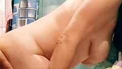 Skinny amateur wife couple bangs in bathroom hardcore