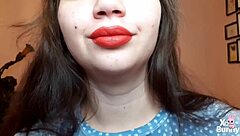 Big ass brunette smokes cigarette in kinky closeup pov fetish