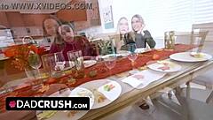 Thanksgiving Creampie in Tight Ass While Wife Watches!