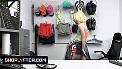 Hot teen thief stripped by officer pov