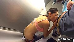 Czech Teen Seduced in Mall Drilled Hard POV