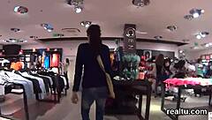 Czech Teen Seduced in Mall Drilled Hard POV