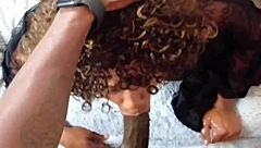 misty stone gives ray black sloppy amazing blowjob
