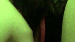 Teasing my pierced wet pussy through crotchless panties vibrator climax