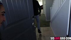 Sneaky brunette teen fingered and fucked secretly