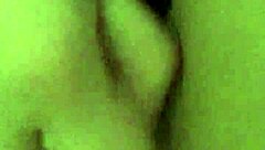 Teasing my pierced wet pussy through crotchless panties vibrator climax