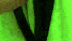 Teasing my pierced wet pussy through crotchless panties vibrator climax